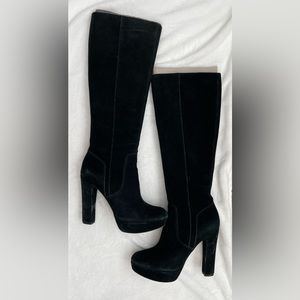 Michael Kors Suede Knee High Boots Size 8
